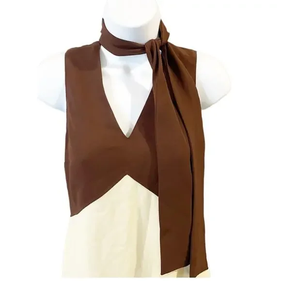 Barbara Bui Paris Vintage Color-block Cocktail Dress Size 36 or US Size 6 - Picture 5 of 9